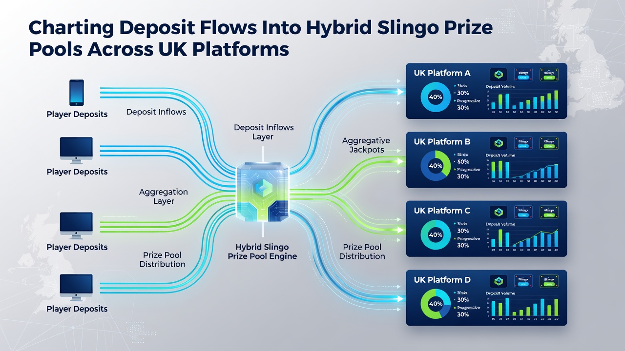 Graph illustrating monthly deposit volumes into Slingo prize pools