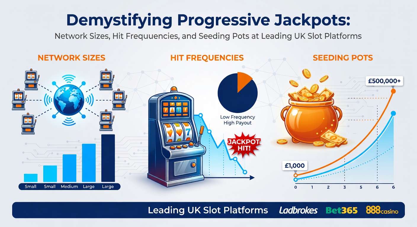 Vibrant slot machine screens displaying escalating progressive jackpot counters amid a bustling online casino interface