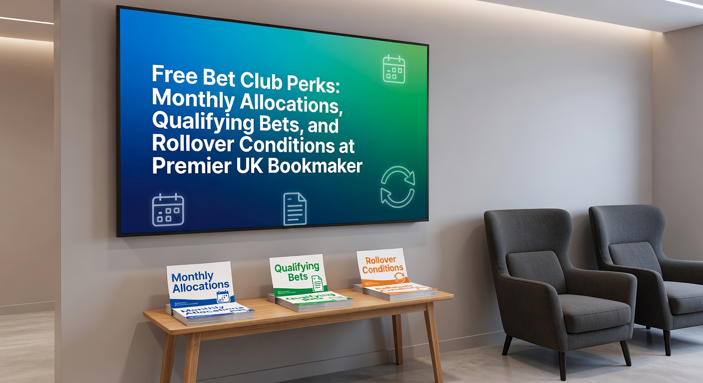 Close-up of a mobile app screen displaying free bet club dashboard with allocation progress and qualifying bet trackers at a top UK bookmaker