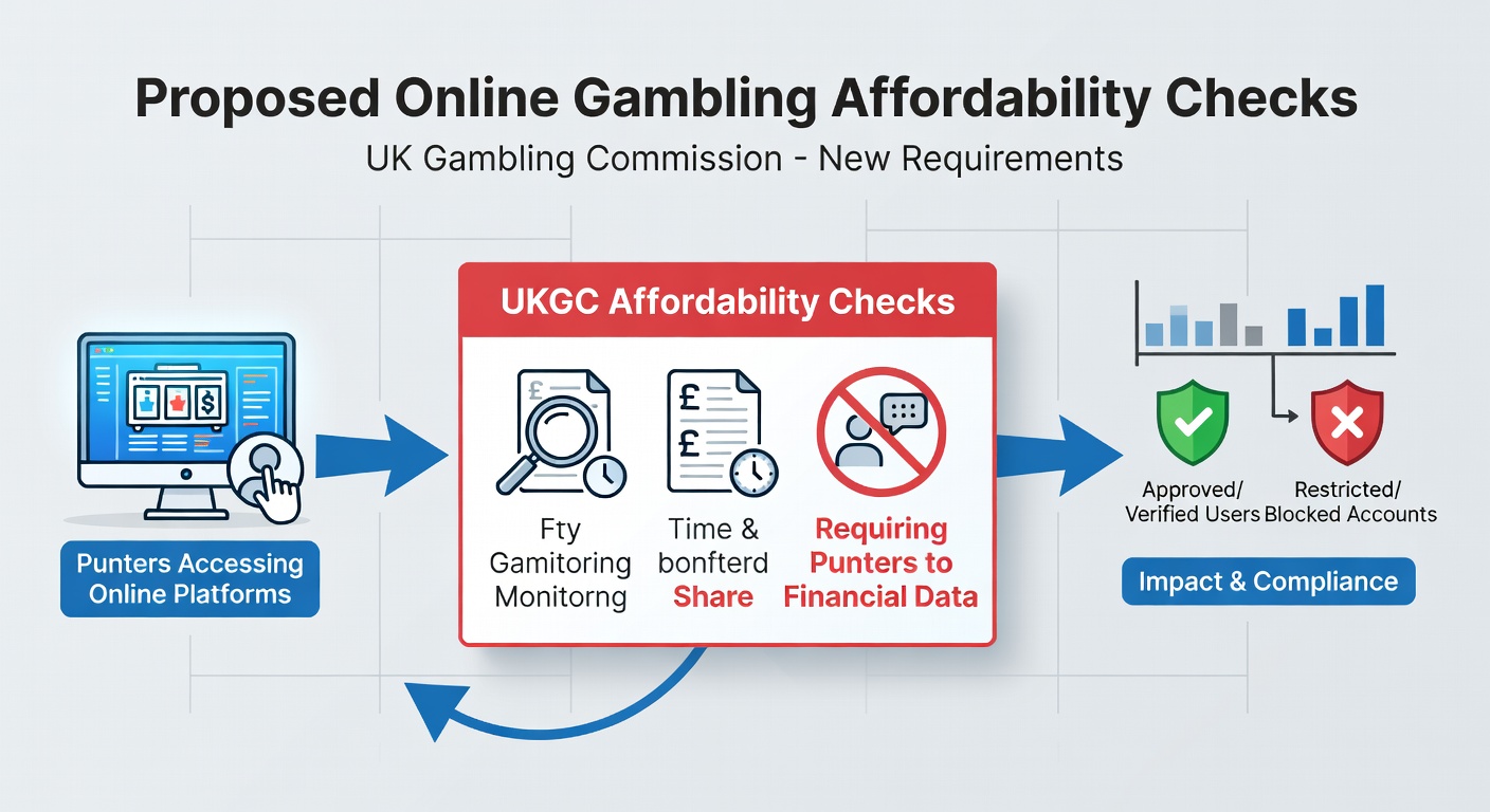 Collage of horse racing scenes mixed with protest signs and financial documents, capturing the tension between UK racing industry and new gambling regulations