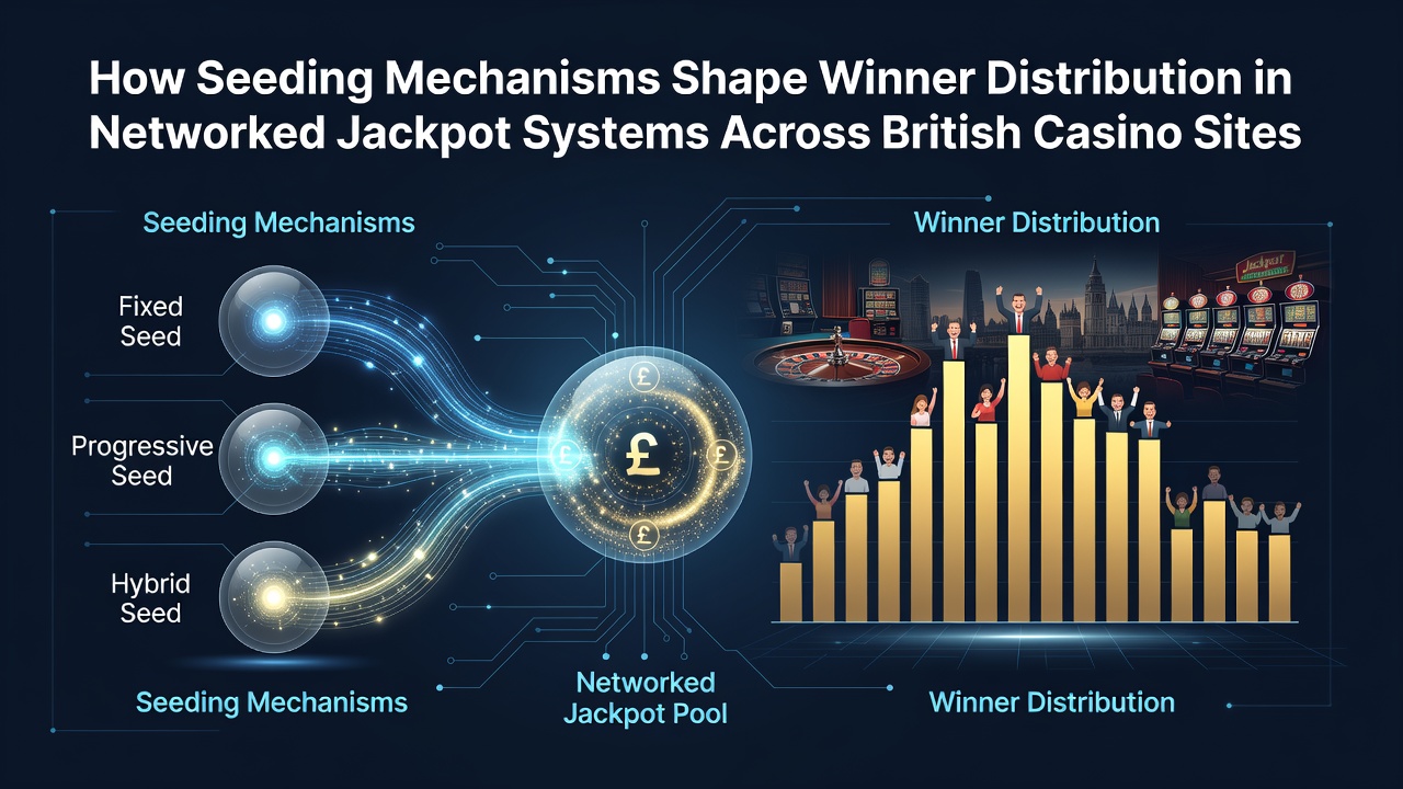 Networked jackpot systems displayed on casino slot terminals with visible seed values and contribution meters