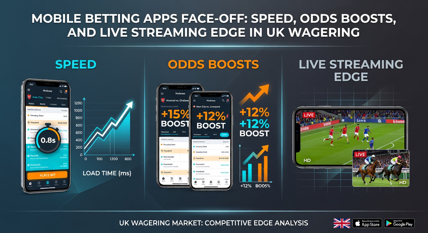 Comparison chart on a mobile screen highlighting odds boosts for Premier League matches across leading UK betting apps