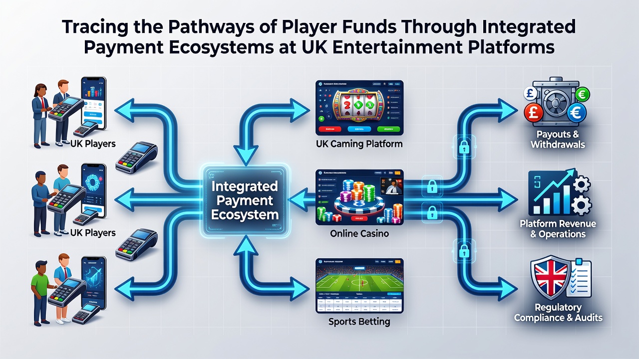 Illustration of withdrawal processing and reconciliation steps within UK platform payment ecosystems