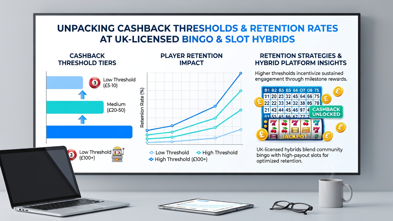 Charts displaying retention rate changes tied to different cashback threshold levels